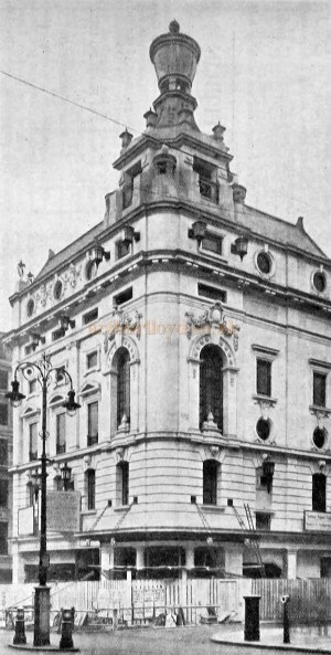 The Capitol Theatre whilst still under construction but nearly completed - From The Builder 9th of January 1925.