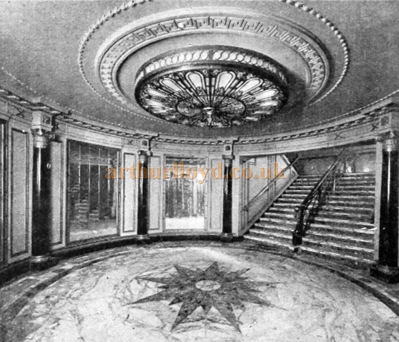 The Main Entrance of the Capitol Theatre, Haymarket - From The Cinema News and Property Gazette, February 19th, 1925