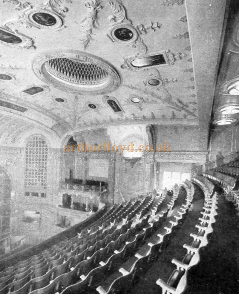 The Illuminated Dome of the Capitol Theatre, Haymarket - From The Cinema News and Property Gazette, February 19th, 1925
