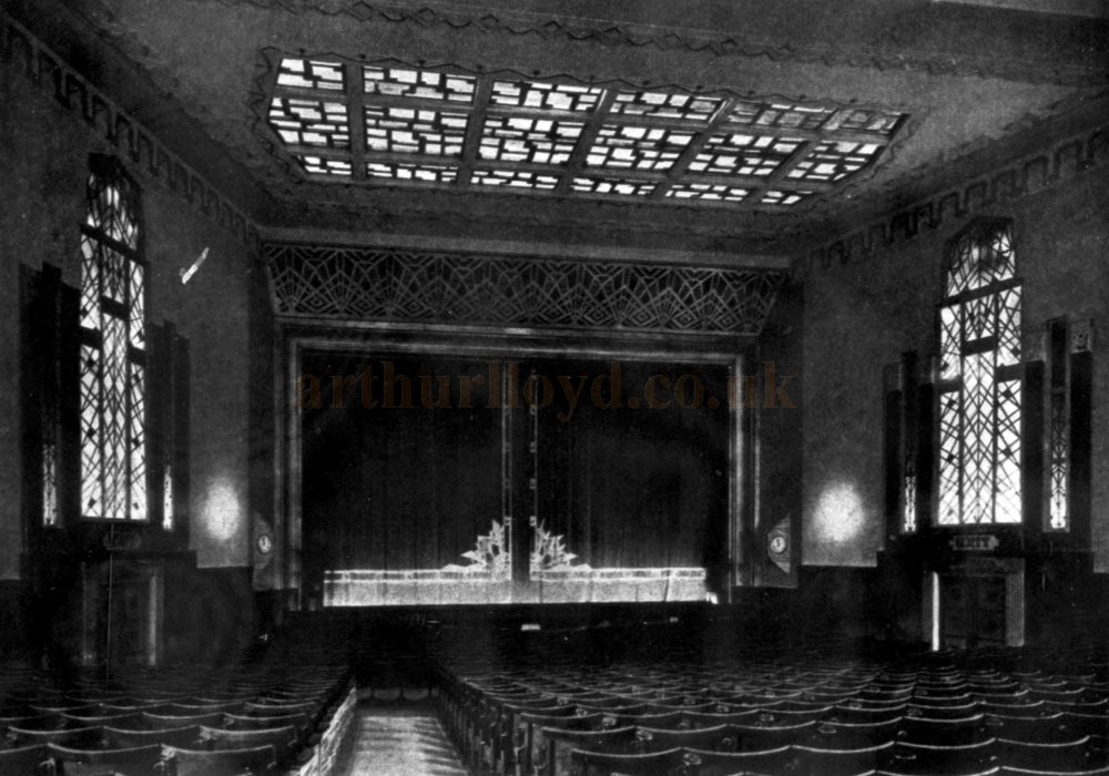 The Auditorium and Stage of the Capitol Theatre, Winchmore Hill - From The Architect's Journal, 20th of August 1930.