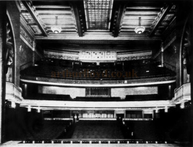 The Auditorium of the Carlton Theatre, Haymarket - From The Architects' Journal 1927.