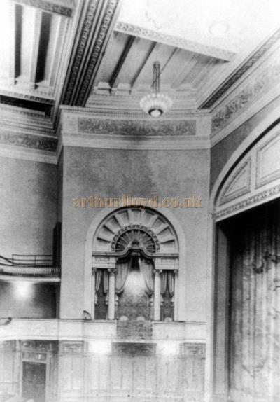 The Auditorium and Stage Right Box of the former Carlton Theatre in 1927. - From the souvenir brochure for the Theatre in 1988. 