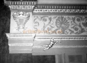 A Frieze Detail in Cannon One, situated in the circle of the former Carlton Theatre - From the souvenir brochure for the Theatre in 1988.