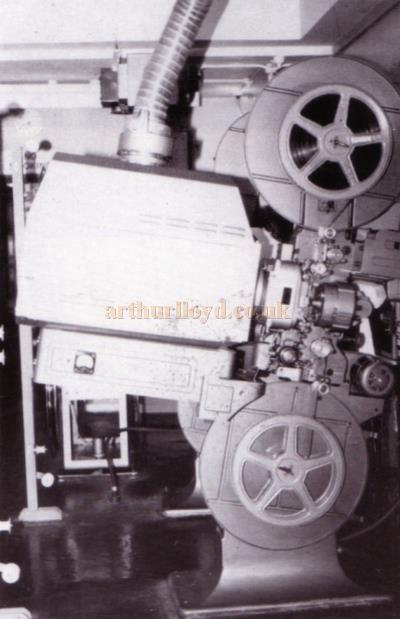 The Cinemeccanica Victoria 8 Projector at the Cannon, Haymarket in 1988 - From the souvenir brochure for the Theatre in 1988.