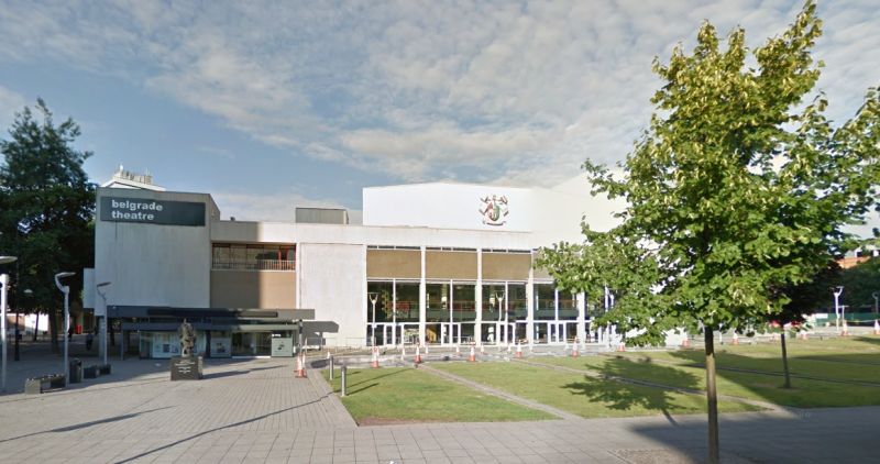 A Google StreetView Image of the Belgrade Theatre, Coventry - Click to Interact