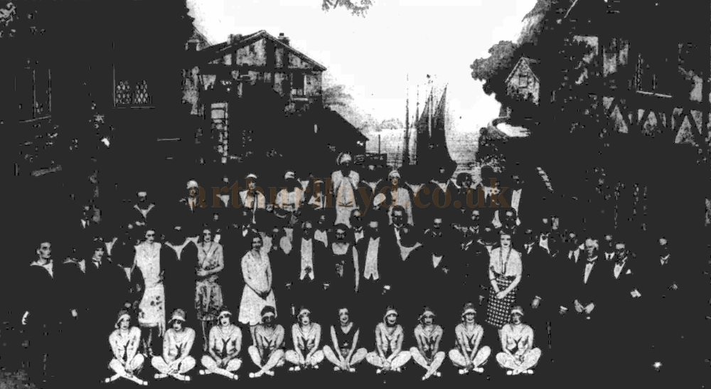 A group photograph secured on Monday night, on the occasion of the opening of the new Opera House, Coventry - From The Coventry Herald, 9th / 10th November 1928.