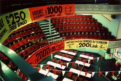 The Doncaster Grand laid out for Bingo in 1985 - Courtesy Ted Bottle.