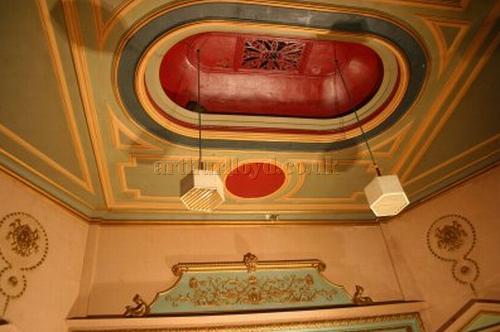 The Auditorium ceiling of the Grand Theatre, Doncaster - Courtesy 'The Friends of the Doncaster Grand'