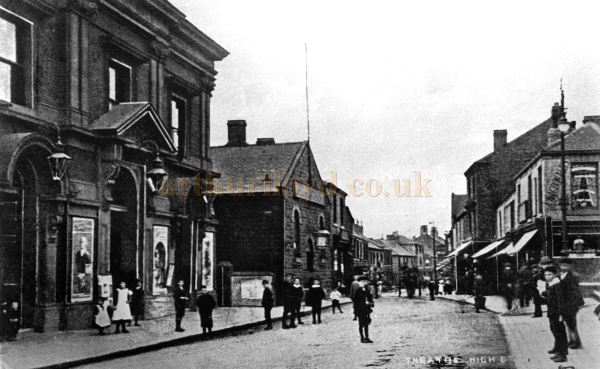 A Poscard showing the Mexborough Hippodrome in its original incarnation as the Prince of Wales Theatre - Courtesy Peter Tuffrey.