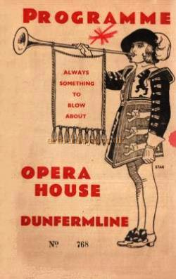 A programme for the Dunfermline Opera House in 1939 - Courtesy Colin Calder.