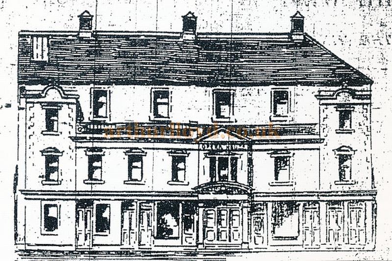 A Drawing of the proposed Dunfermline Opera House in 1900 - Courtesy Graeme Smith 
