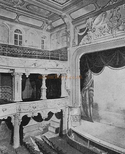A Glimpse of the Auditorium and stage of the New Euston Theatre of Varieties - From 'The Sketch' December 26th 1900