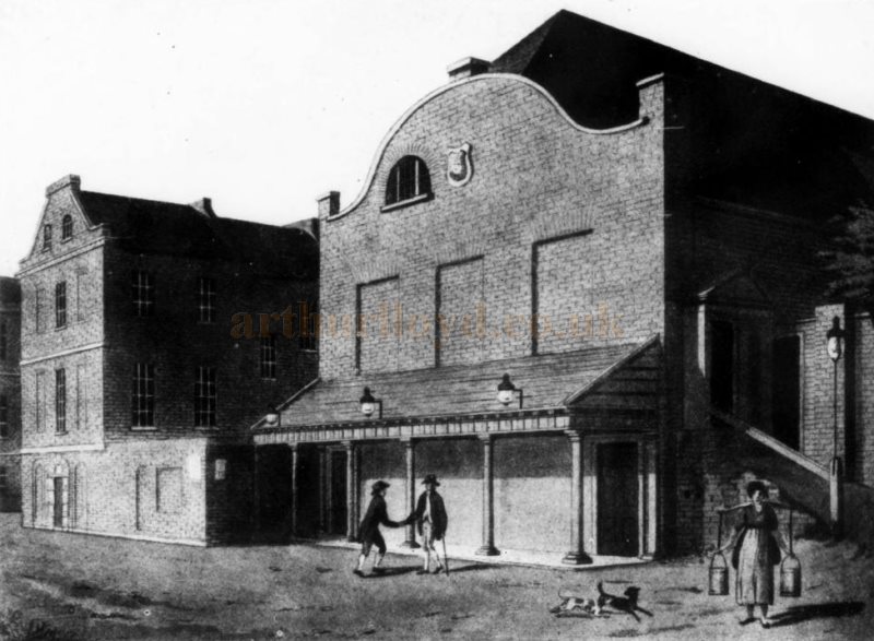 The Exeter Theatre in a Print (First Published in 1804) Reprinted in The Architects' Journal, 25th of September 1929.
