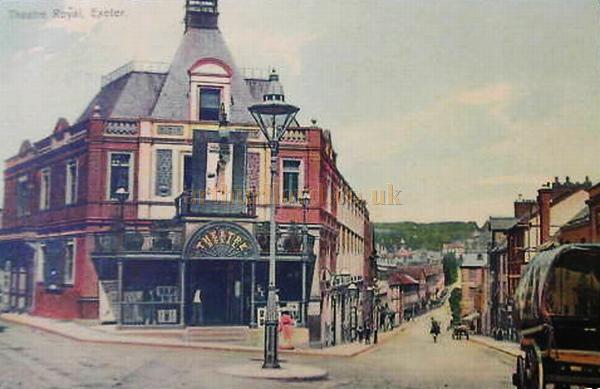 The third Theatre Royal, Exeter - From a period postcard
