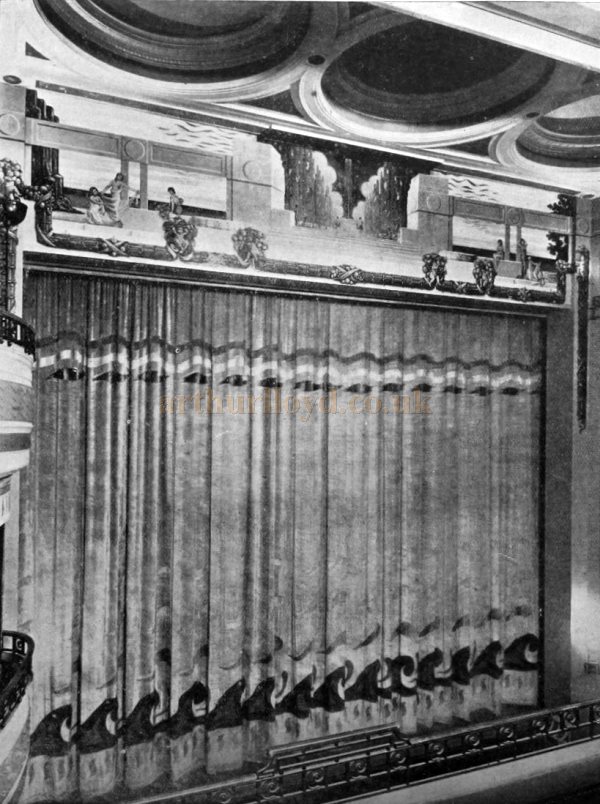 The Proscenium and Stage of the Fortune Theatre - From The Builder, May 2nd 1924.