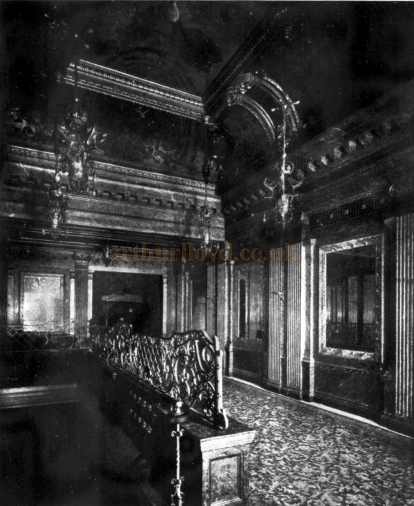 Frank T. Verity's Foyer of the Empire Theatre, Leicester Square - From The Architects' Journal, 1st of July 1925.