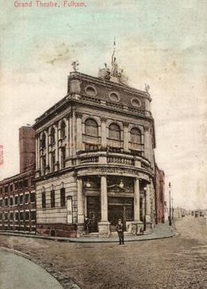 W. G. R. Sprague's Grand Theatre, Fulham - From an early postcard.