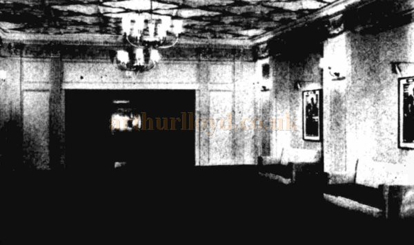 The Circle Foyer of the Rebuilt Gaumont Theatre, Holloway Road in 1958 - From The Ideal Kinema, 14th of August 1958.