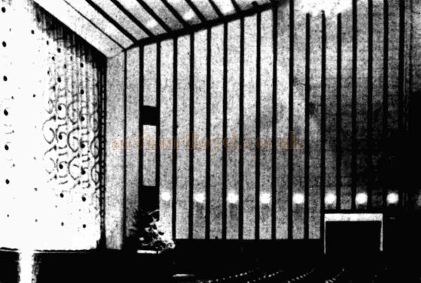 The Auditorium of the Rebuilt Gaumont Theatre, Holloway Road in 1958 - From The Ideal Kinema, 14th of August 1958.