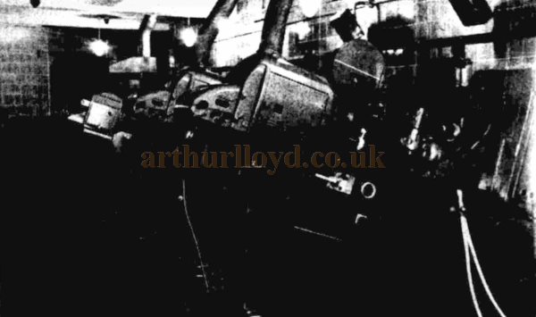 The Projection Room of the Rebuilt Gaumont Theatre, Holloway Road in 1958 - From The Ideal Kinema, 14th of August 1958.