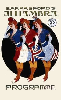 A programme cover for Barrasford's Alhambra, Paris - Courtesy Graeme Smith.