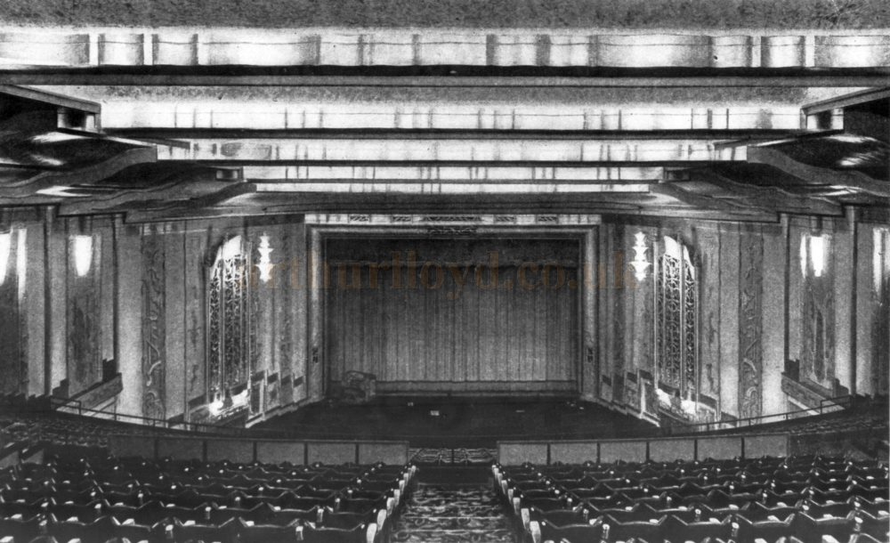 The Auditorium and Stage of the Paramount Theatre, Glasgow - From The Builder, 1st of February 1935.