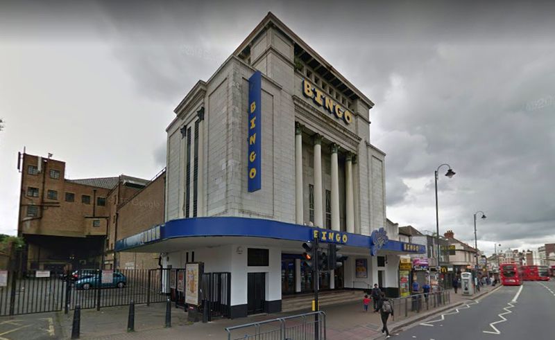A Google Streetview Image of the Granada, Tooting in June 2016 - Click to Interact.