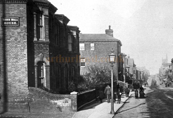 The picture shows Regent Road, looking towards the sea. The Regent Hall stood back from the road in the space that can be seen beyond Town Wall House. Later the Electric House was built on this site, today part of the Market Gates Shopping Centre - Courtesy Colin Tooke from his now out of print book 'That's Entertainment - Theatres and Cinemas of Great Yarmouth & Gorleston.'