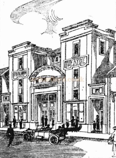 A Sketch of the Hawick Pavilion Theatre - From the Hawick News and Border Chronicle, 7th of November 1913.