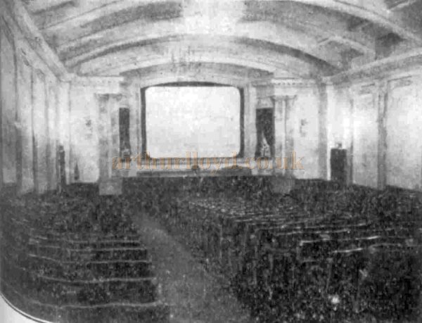 The Auditorium of the Electric Pavilion, Holloway Road when it first opened in 1910 - From The Bioscope, 18th of August 1910.