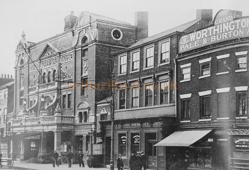 An early photograph showing the Grand Opera House, Hull - Courtesy Philip Paine.