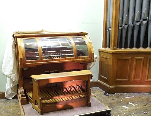 The original organ for the building housed in the Ryde Theatre, Isle of Wight, in 2009 - Courtesy Mark Price - Theatres Trust