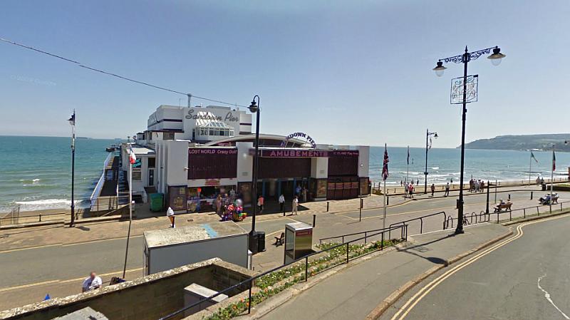 A Google Streetview image of the Sandown Pier - Click to Interact