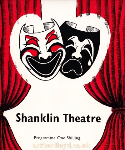 A Programme Cover for 'Big Bad Mouse' at the Shanklin Theatre - Kindly donated by the Scenic Designer Robert Sherwood. 