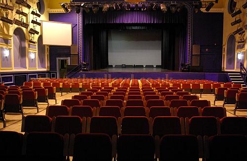The Auditorium and Stage of the Shanklin Theatre as seen from the Stalls  - Courtesy Mike Crowe, Vic Farrow, and Anthony Wood.