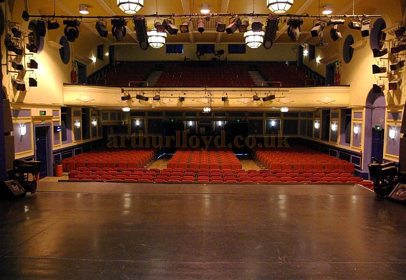 The Auditorium of the Shanklin Theatre as seen from the Stage  - Courtesy Mike Crowe, Vic Farrow, and Anthony Wood.