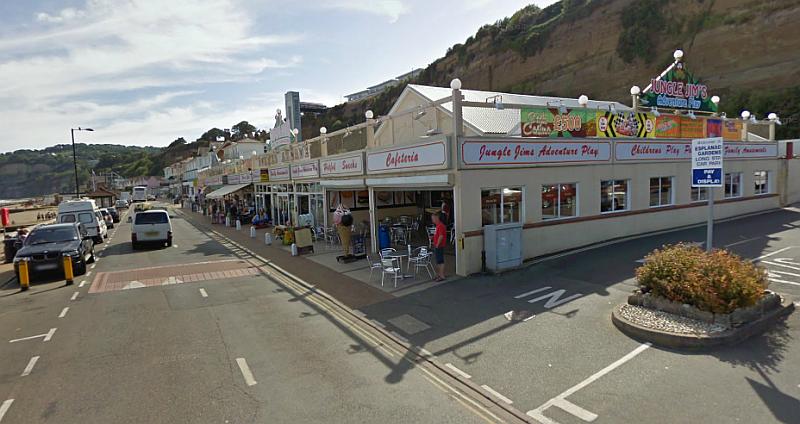A Google Streetview image of the former Summer Theatre, Shanklin, Isle of Wight 