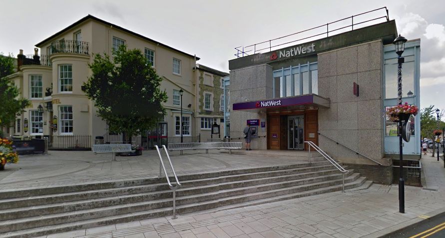 A Google Streetview image showing the site of the former Theatre Royal, Ryde, Isle of Wight, today - Click to Interact