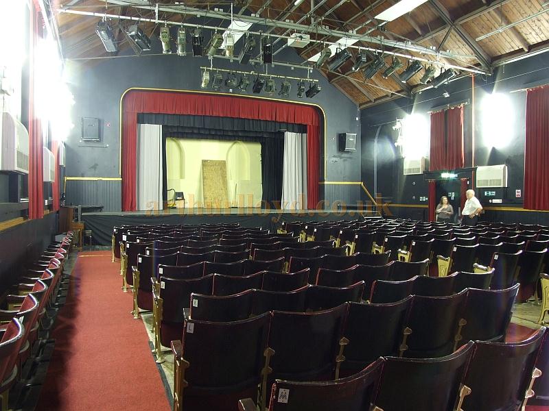 The auditorium and Stage of the Trinity Theatre, Isle of Wight, in 2009 - Courtesy Mark Price - Theatres Trust.