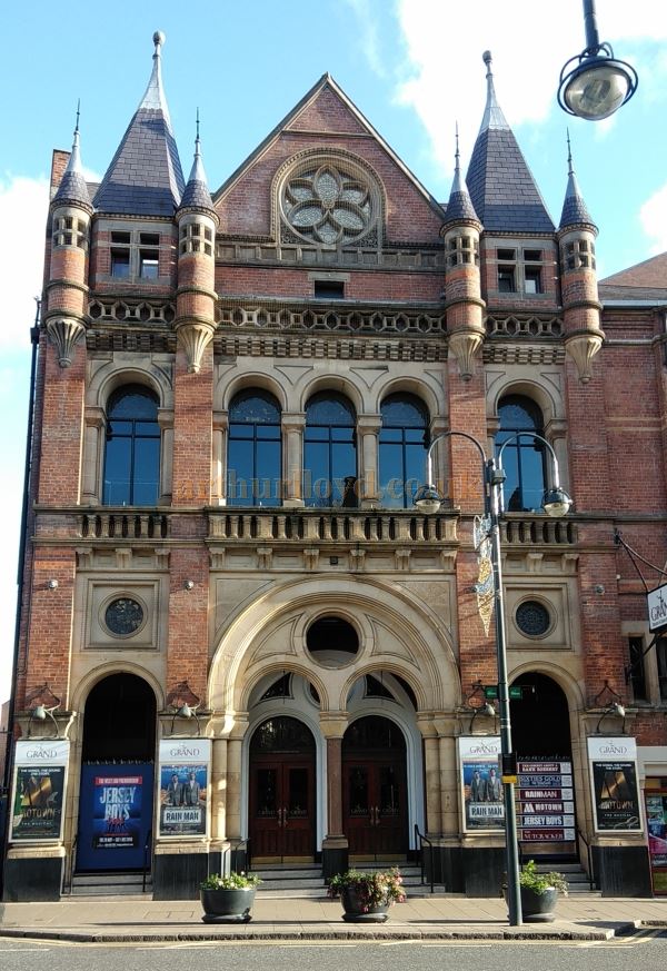 The Main Entrance of the Leeds Grand Theatre in October 2018 - Courtesy Philip Paine