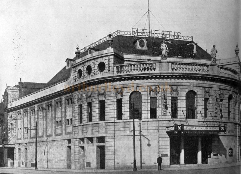 The Exterior of the Majestic Theatre, Leeds in 1924 - From The Builder, 14th of November 1924.