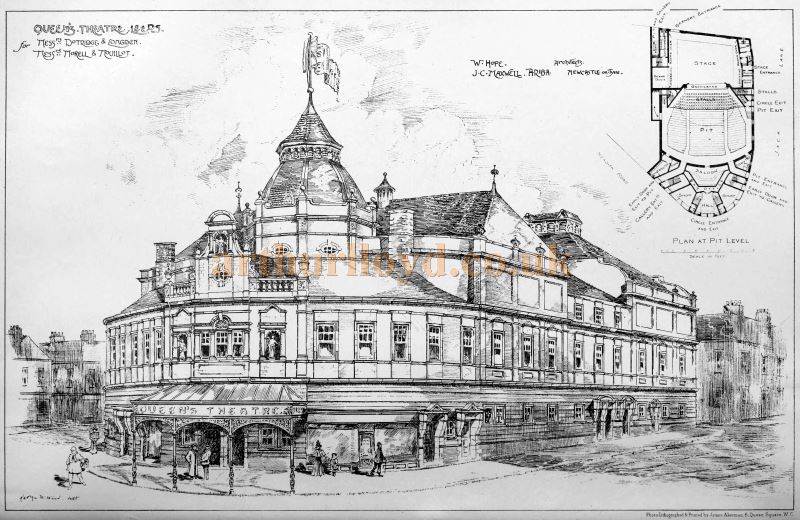 The Queen's Theatre, Leeds - From the Building News and Engineering Journal, February 4th 1898.