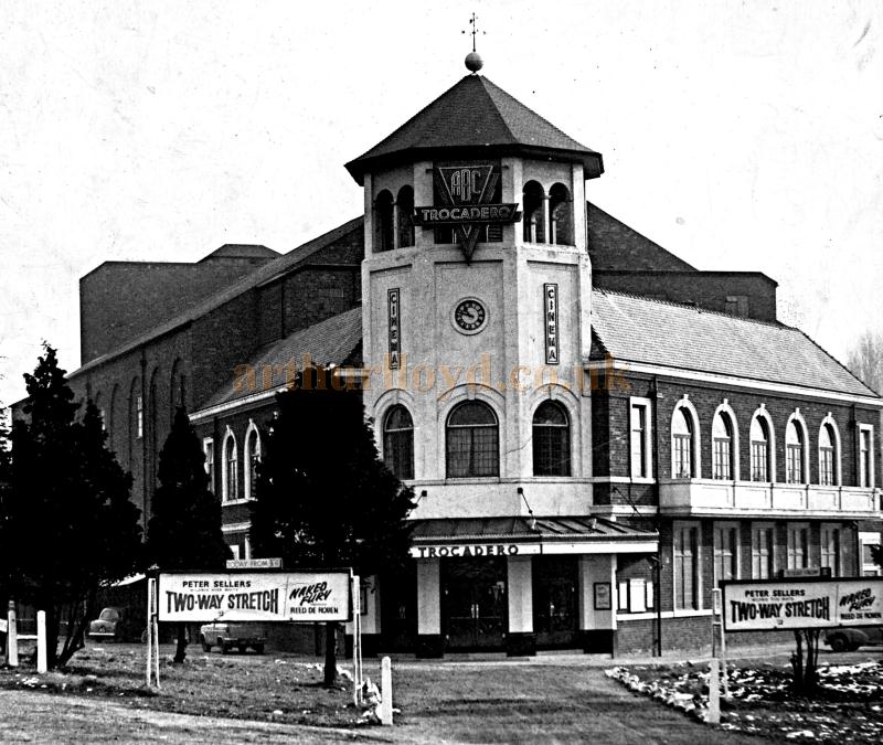 The Leicester Trocadero during the run of the film 'Two Way Stretch' with Peter Sellers - Courtesy Brian Wolloff who was the last Chief Projectionist at the Trocadero whilst under the ownership of ABC Cinemas.