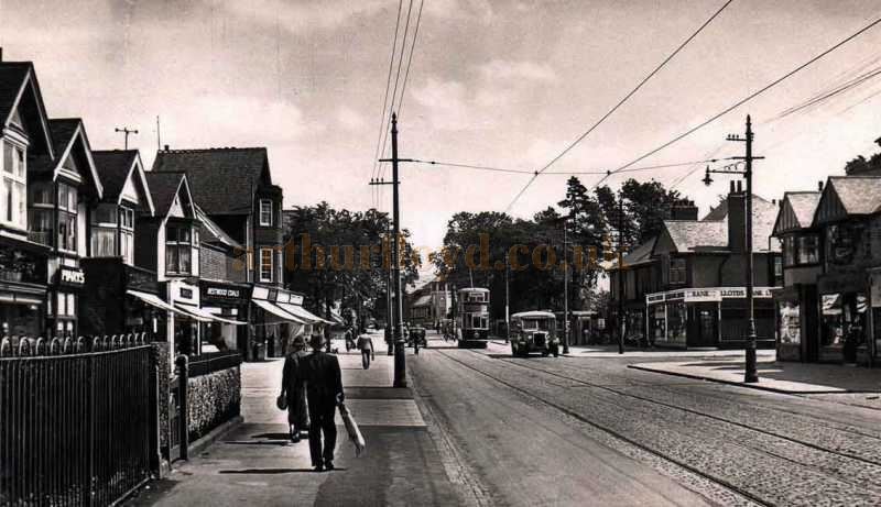 An early photograph showing Uppingham Road, Leicester and the former Trocadero Cinema in the distance - Courtesy Alan Roberts.