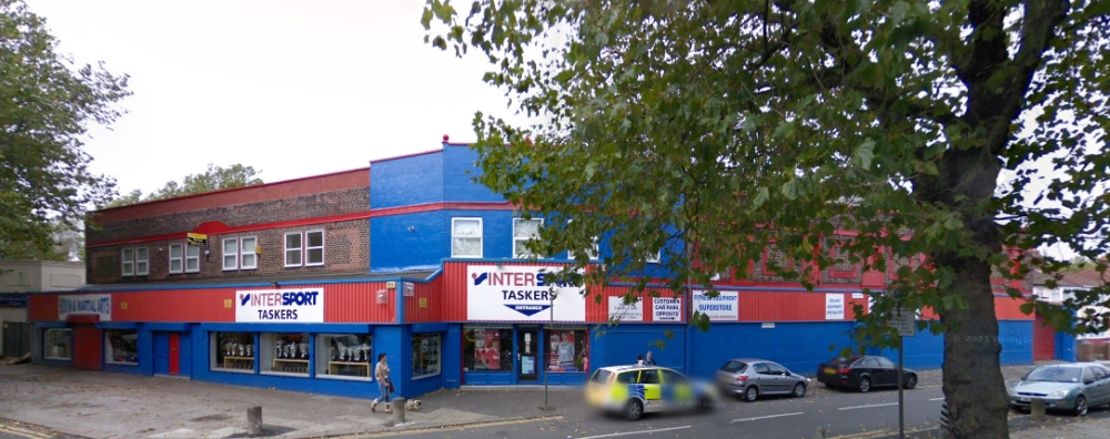A Google StreetView Image of the former Ritz Theatre / Cinema, Liverpool in October 2008 - Click to Interact.