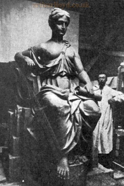 A Figure of Music on the Tower of the London Coliseum - From The Builders' Journal and Architectural Record 26th October 1904. 
