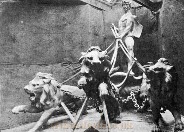 Plaster Group above Chorus Box at the London Coliseum- From the Builders' Journal and Architectural Record of the 9th of November 1904.