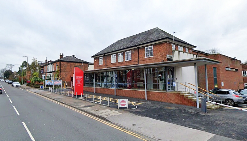 A Google StreetView Image of the Altrincham Garrick Playhouse in December 2020 - Click to Interact.
