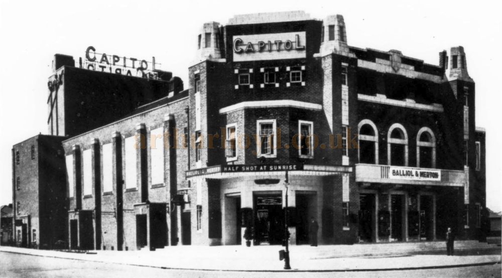 The Capitol Theatre, Didsbury when it first opened in 1931 - From The Architects' Journal, 24th of June 1931.