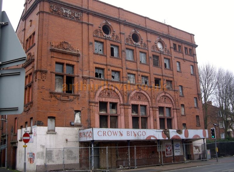 The Crown Theatre, Eccles, Manchester in a photograph taken in March 2015 - Courtesy Alfred Mason
